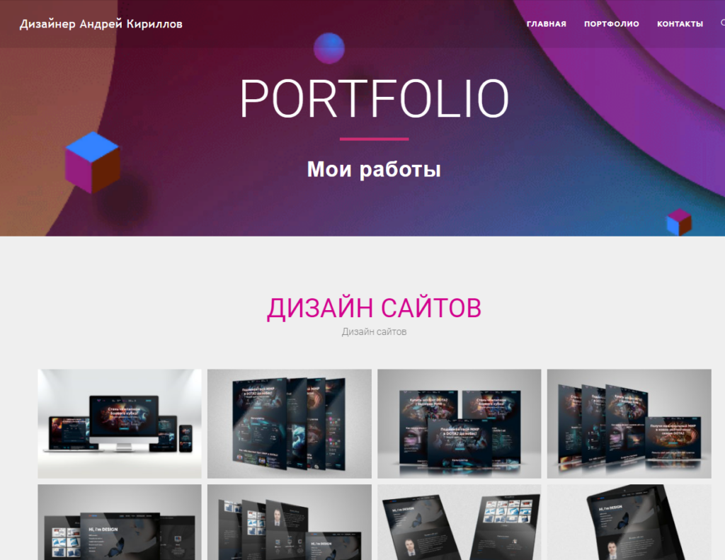 Портфолио